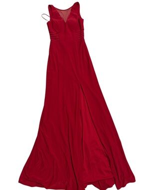 Morgan & Co. | Dresses | Burgundy Prom Dress Morgan Co | Poshmark